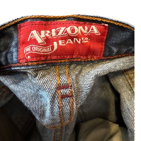 Arizona Jean Co. Mens Original Boot Cut Jeans 33x30 Blue Denim 100% Cotton Made - Picture 4 of 5